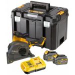   DeWALT DCG200T2 Akkumulátoros falhoronymaró Flexvolt 54V 2x6Ah