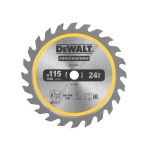 DEWALT DT20420 körfűrészlap, 115 mm, 24 fog, ATB, 20 ° 