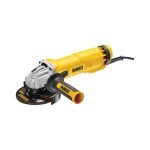   DWE4207-QS - DeWALT Sarokcsiszoló, Ø125mm, 1000W,oldalsó áramkimaradás kapcsoló, porkilökő rendszer       